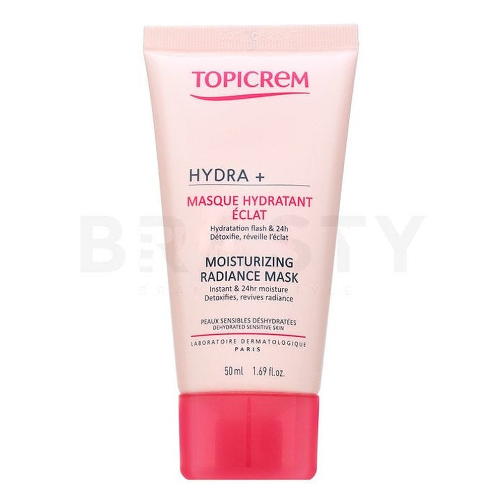 Topicrem Hydra+ - Luminous Moisturizing Mask - Kuivuneelle herkälle iholle 50 ml