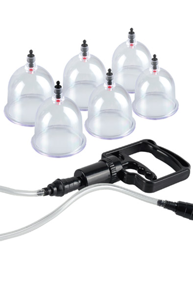 Pipedream Beginners 6 pcs Cupping Set Rinta- ja klitorispumppu