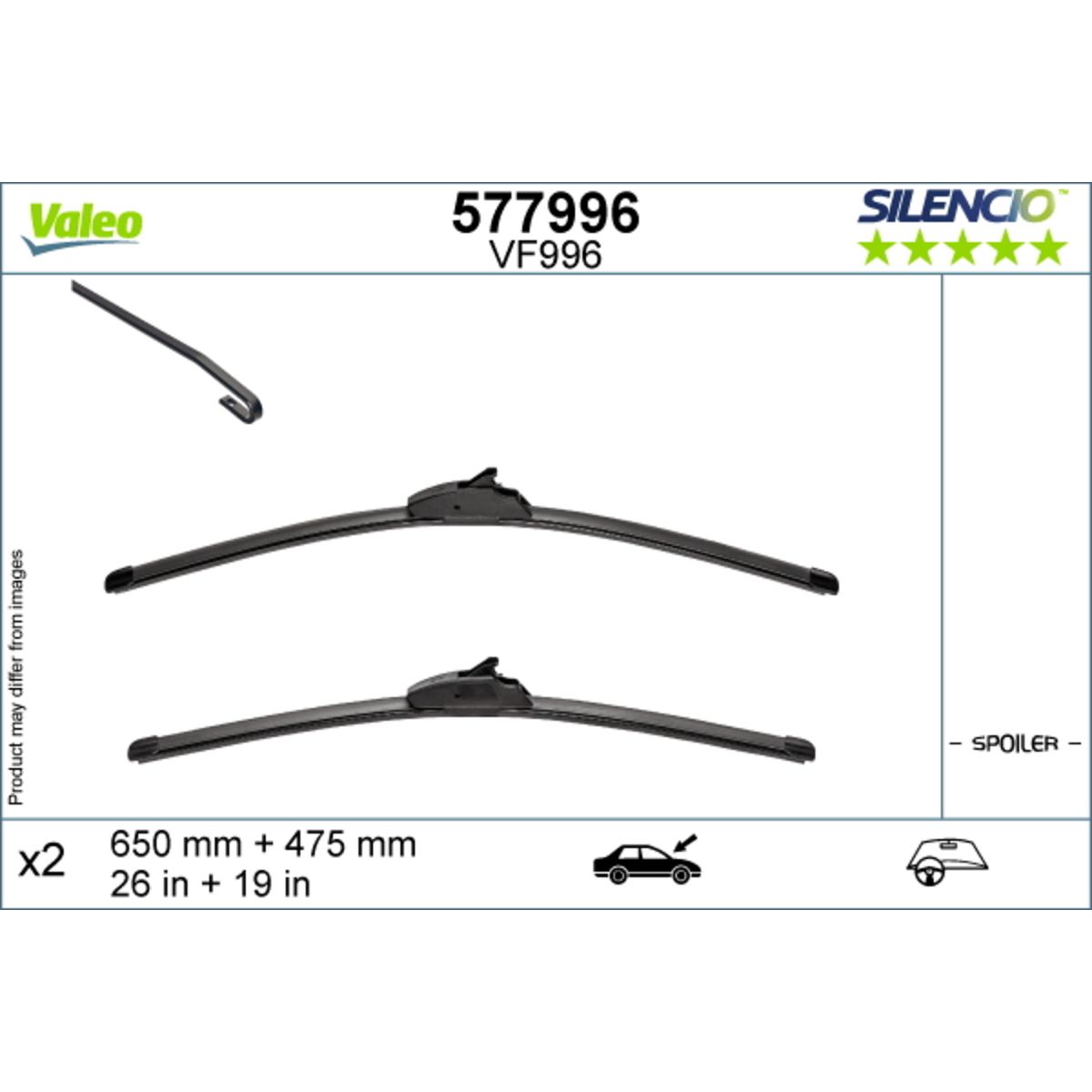 Pyyhkijänsulka VALEO 577996