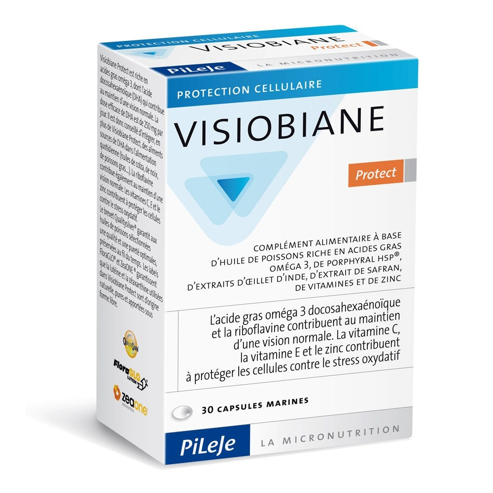 Pileje Visiobiane Protect Box, jossa 30 merikapselia
