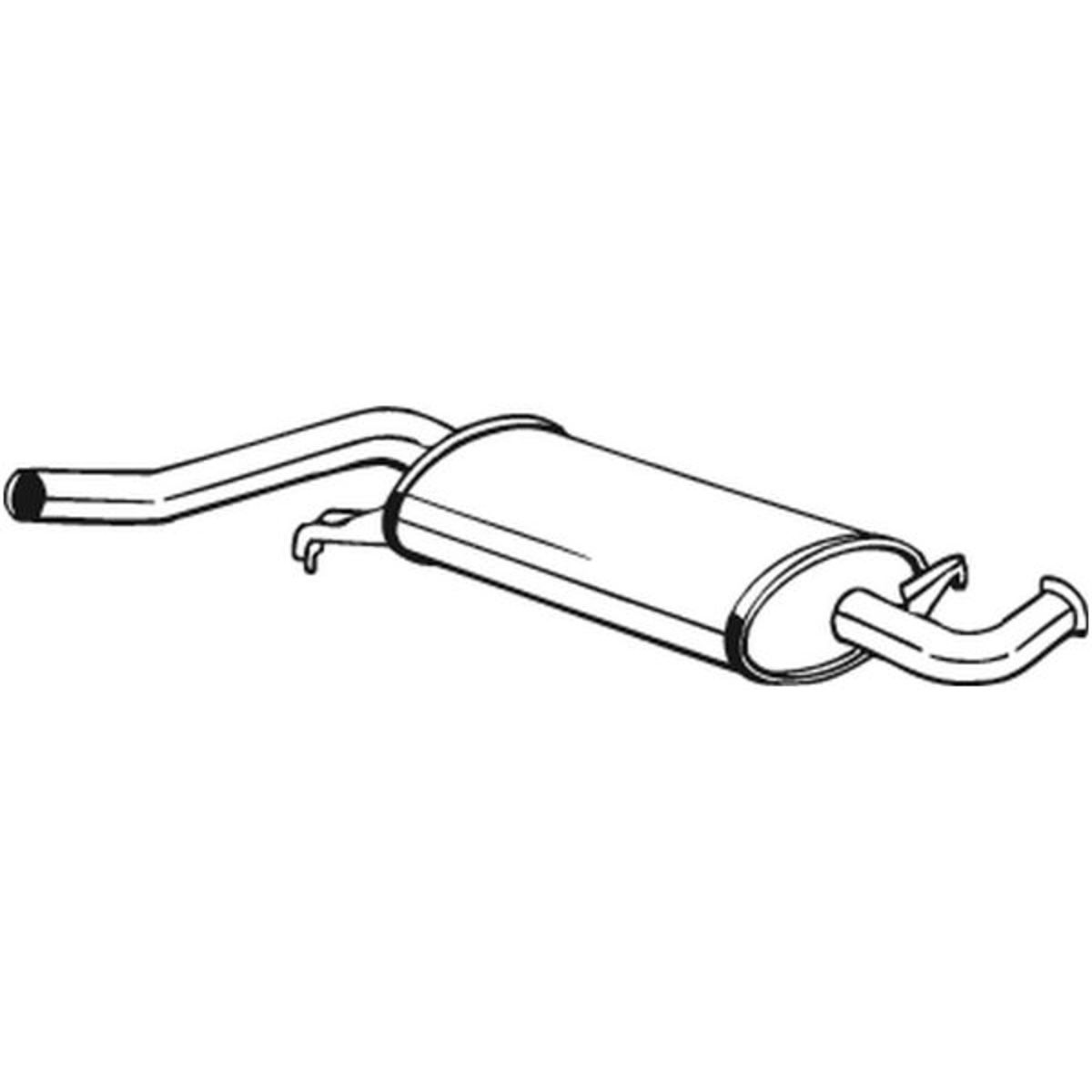 Keskiäänenvaimentaja BOSAL 105-971