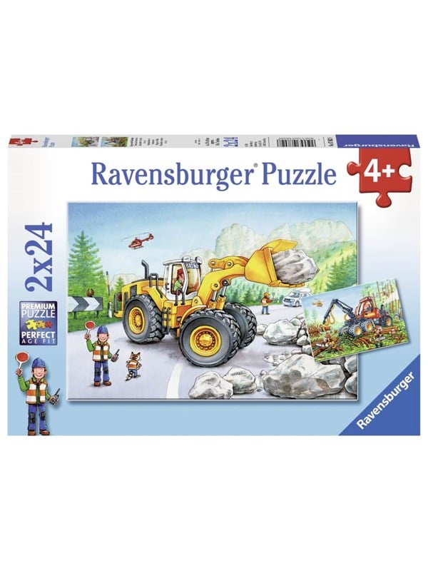 Ravensburger Digger At Work 2x24p