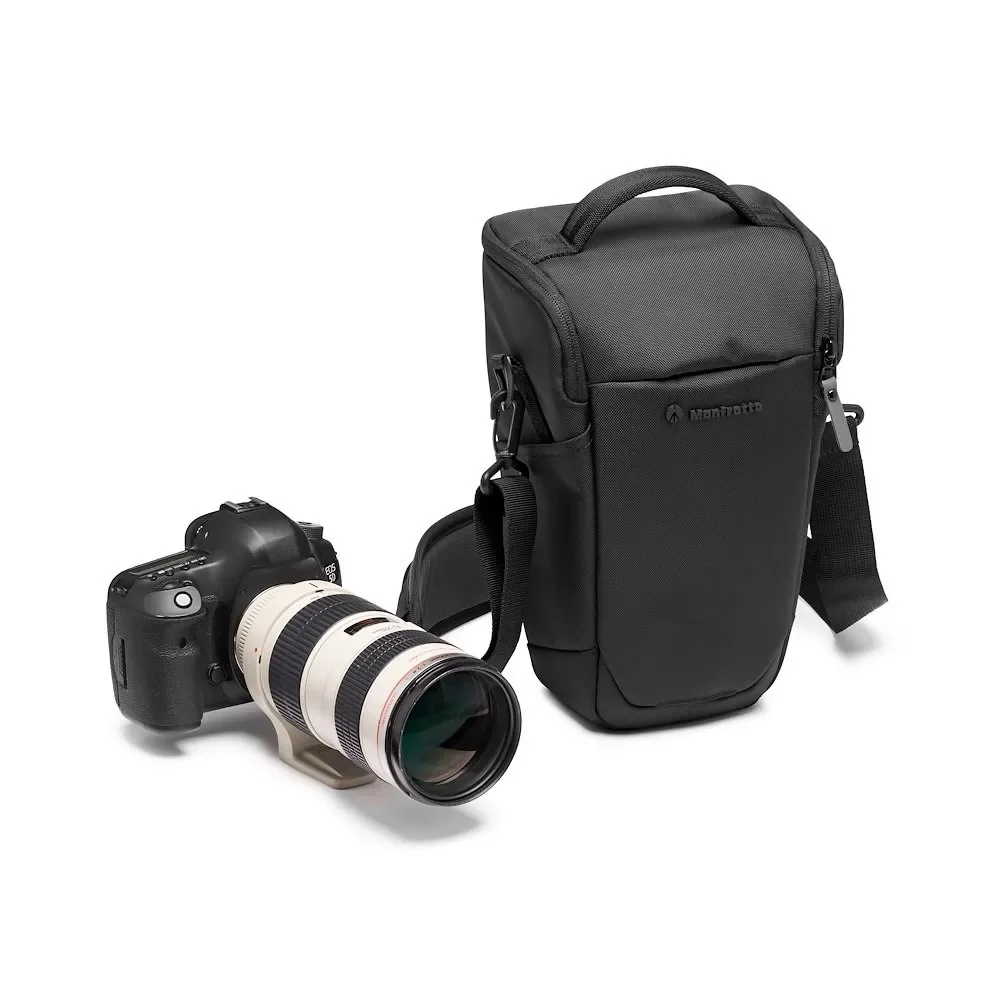 Manfrotto MB MA3-H-L, Holster, Universal, olkahihna, musta