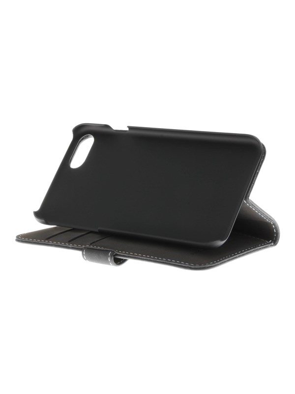 Insmat Exclusive Flip Case lompakkokotelo iPhone 6 / 6s / 7 / 8 / SE, musta