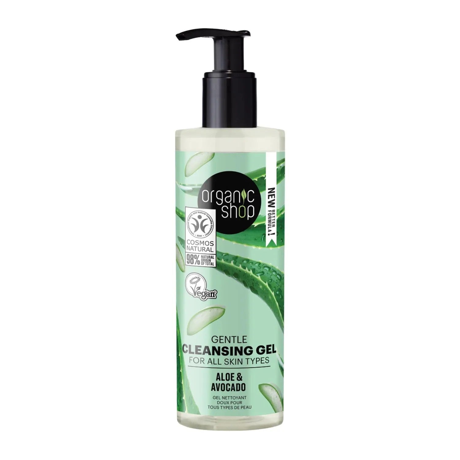 Organic Shop Aloe Body Cleansing Gel Kaikille ihotyypeille 200ml