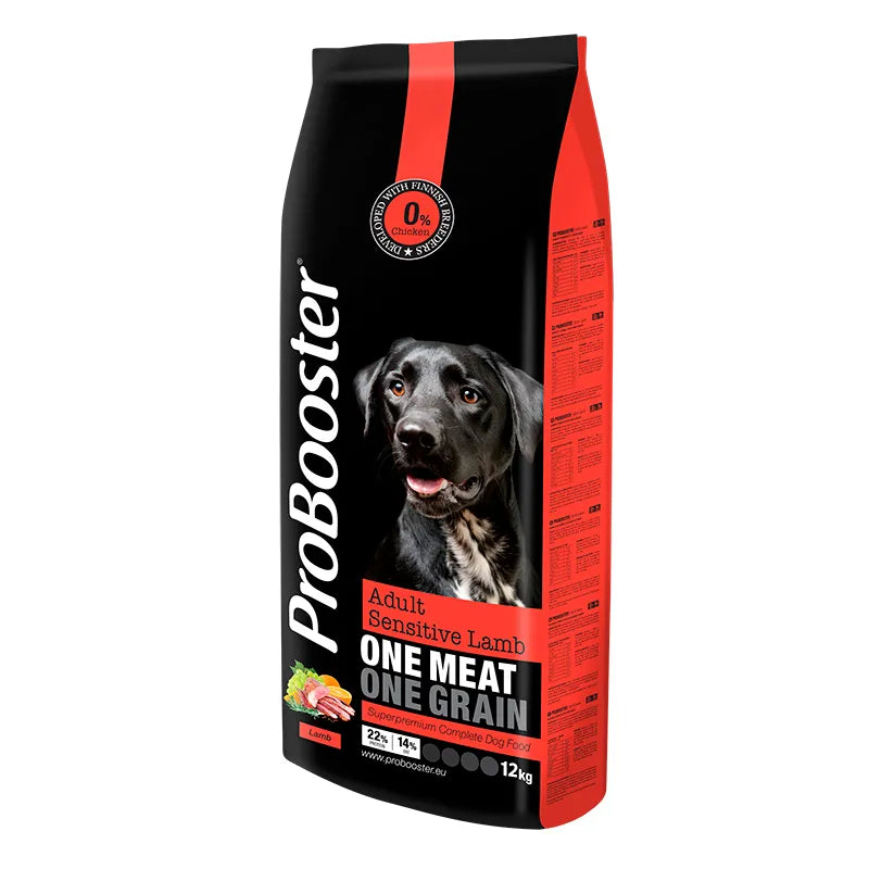 ProBooster Adult Sensitive Lamb - Eri kokoja, 12 kg