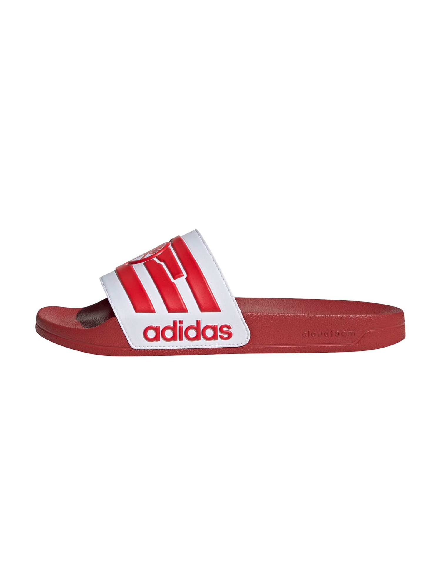 ADIDAS SPORTSWEAR Pistokkaat 'ADILETTE Arsenal' punainen / valkoinen