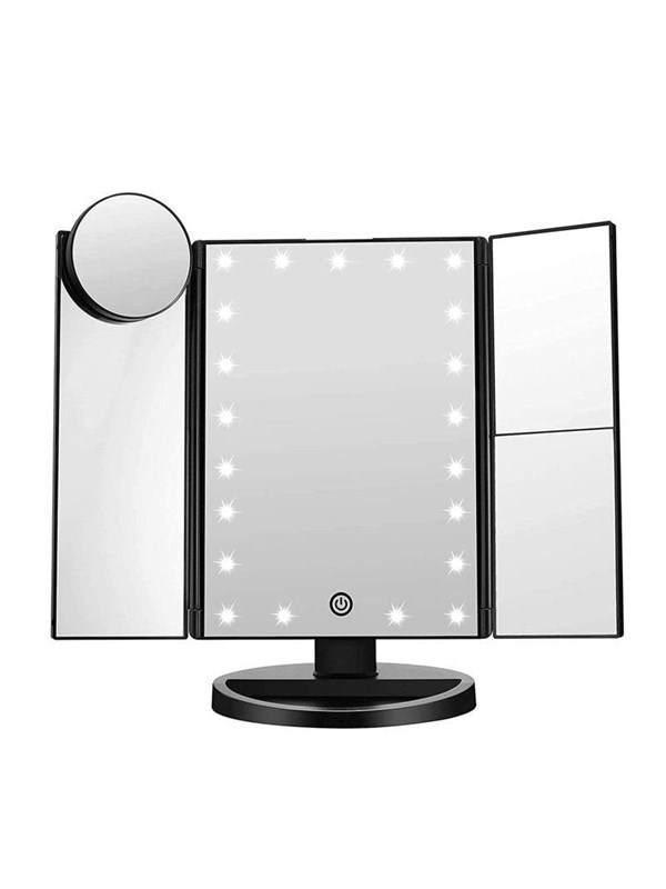 UNIQ Hollywood trifold make up spejl sort