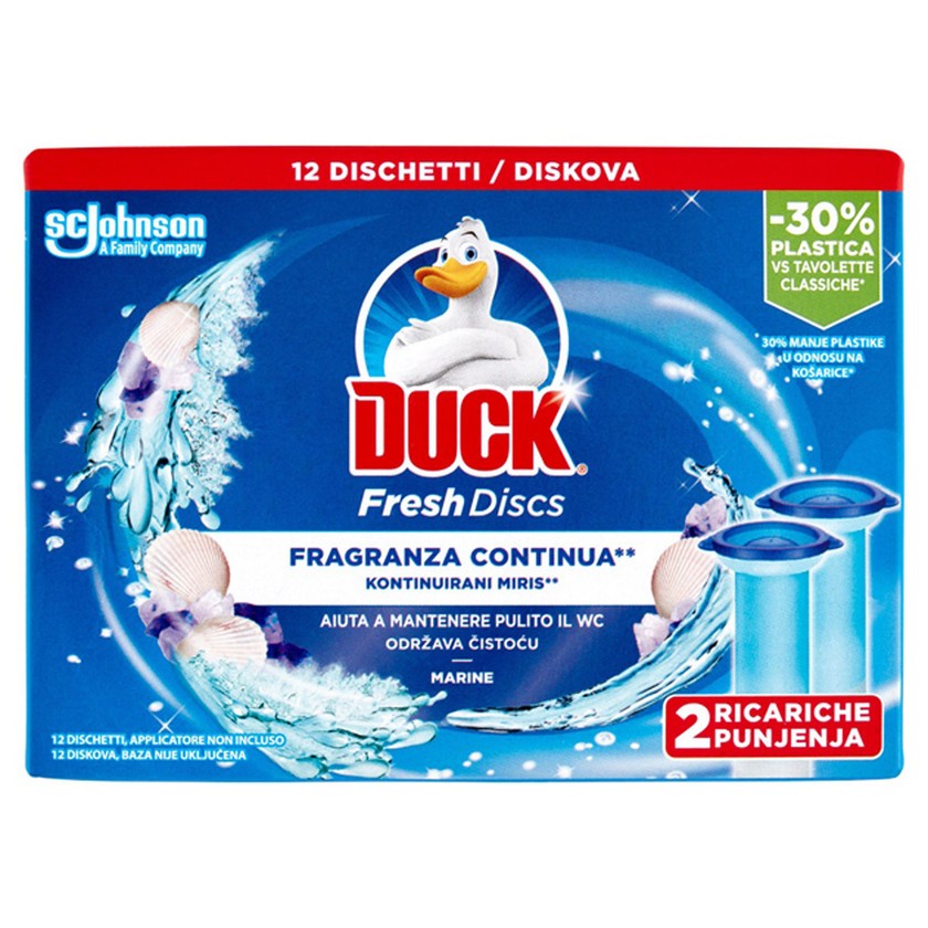 Duck Fresh Discs Täyttöpakkaus 12 kpl 1 yksikkö