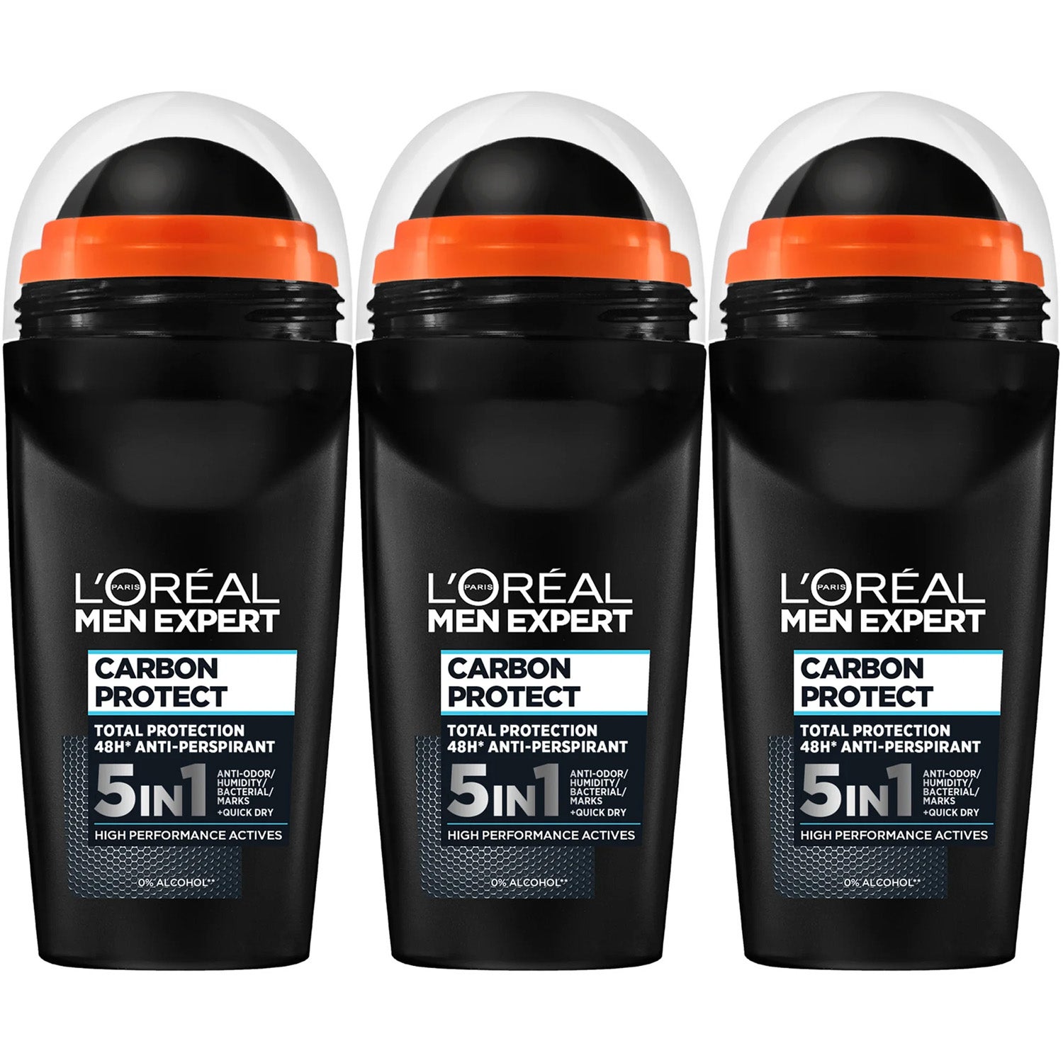 L'Oréal Paris Men Expert Carbon Protect 5-in-1 Roll-On Deodorant - 50 ml