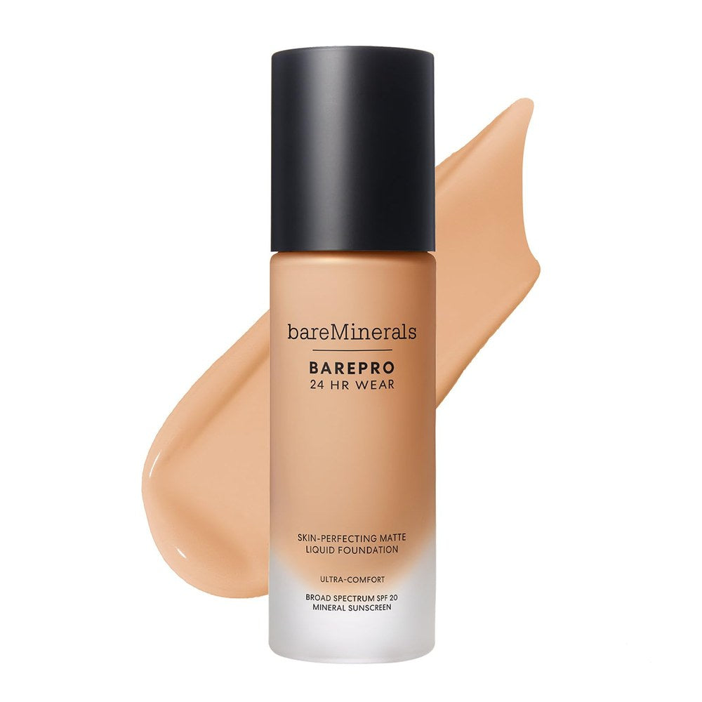 Matte Liquid Foundation Bareminerals Barepro 24 Hour Hold Spf20 Light 22 Warm 30ml