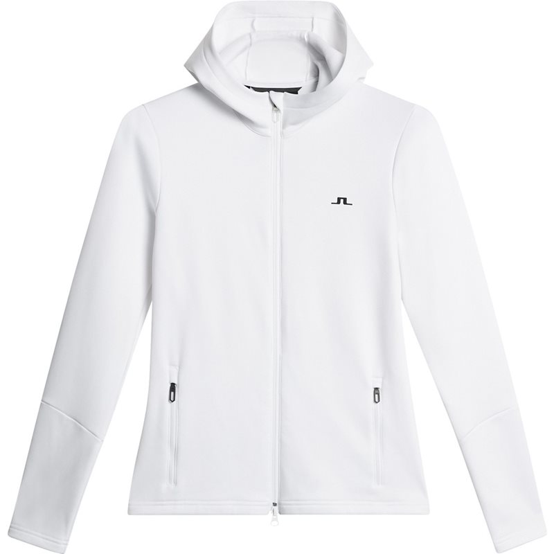 J.Lindeberg Aerialle Zip Hood White - L