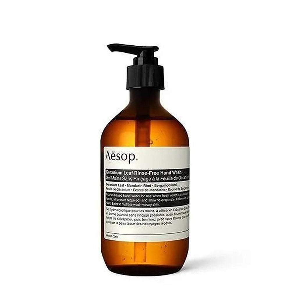 Aesop Geranium Leaf huuhtelematon käsienpuhdistusaine - 500 ml