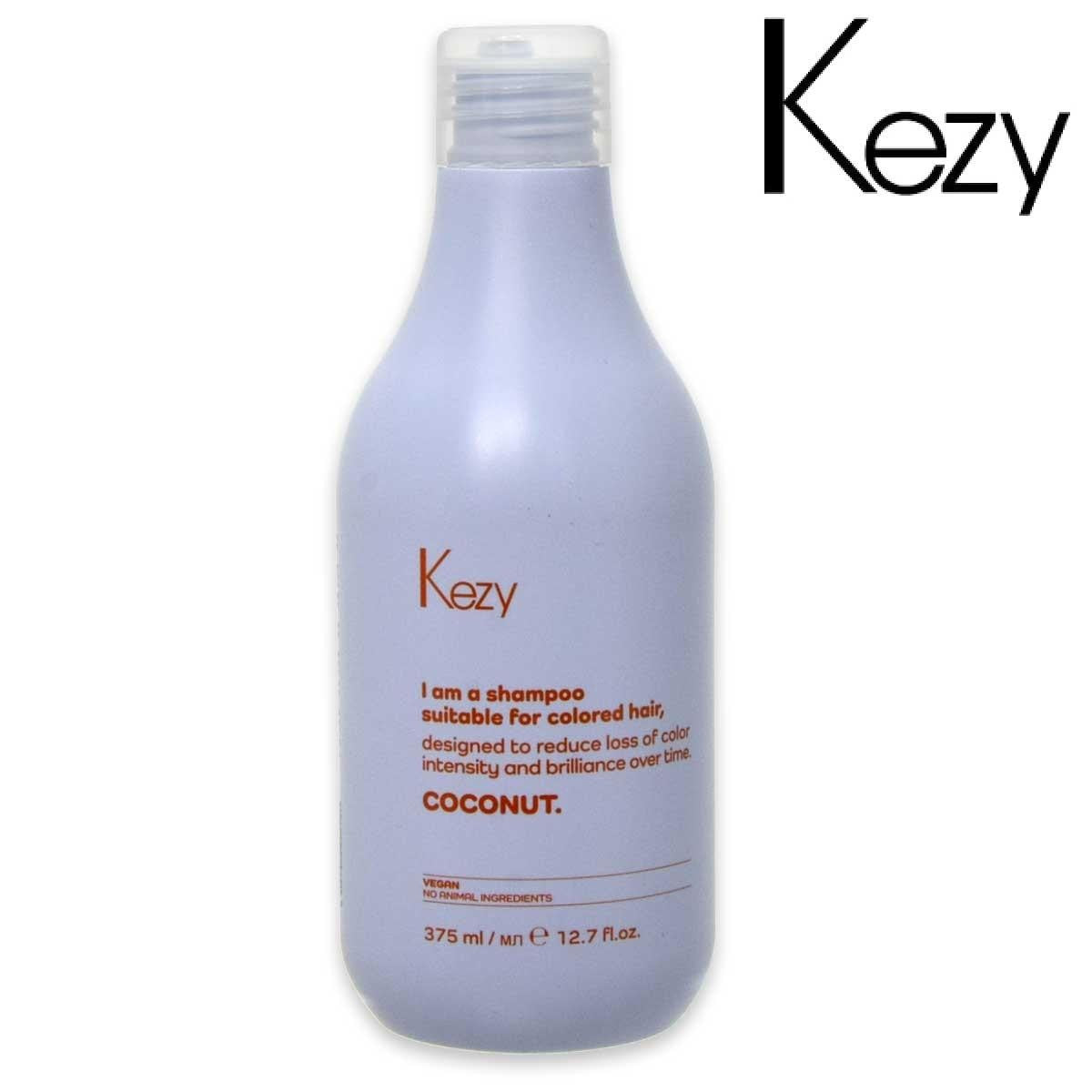 Kezy Värjätyille hiuksille shampoo Kookos 375 ml