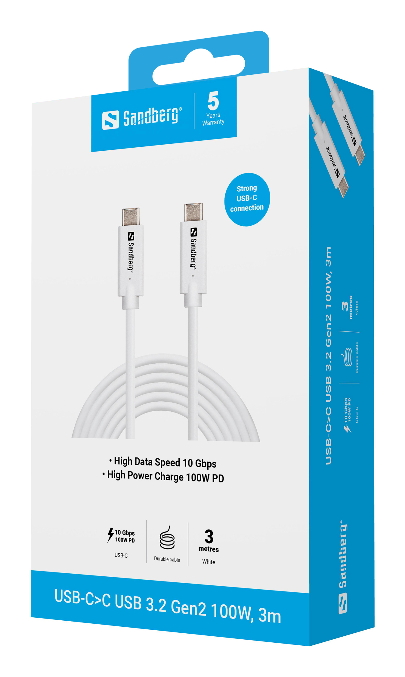 Sandberg USB-C Cable 100W - 3m