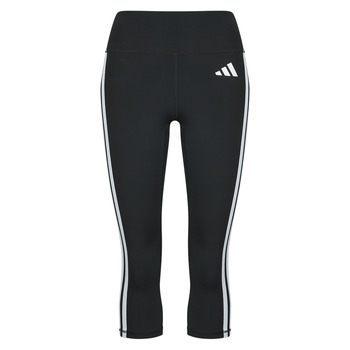 ADIDAS PERFORMANCE Urheiluhousut 'Optime Essentials' musta / valkoinen