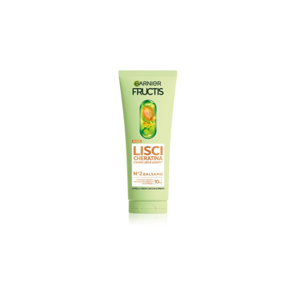 Garnier Fructis Lisci Keratin ravitseva hoitoaine vahvemmille ja kiiltävämmille hiuksille 200 ml