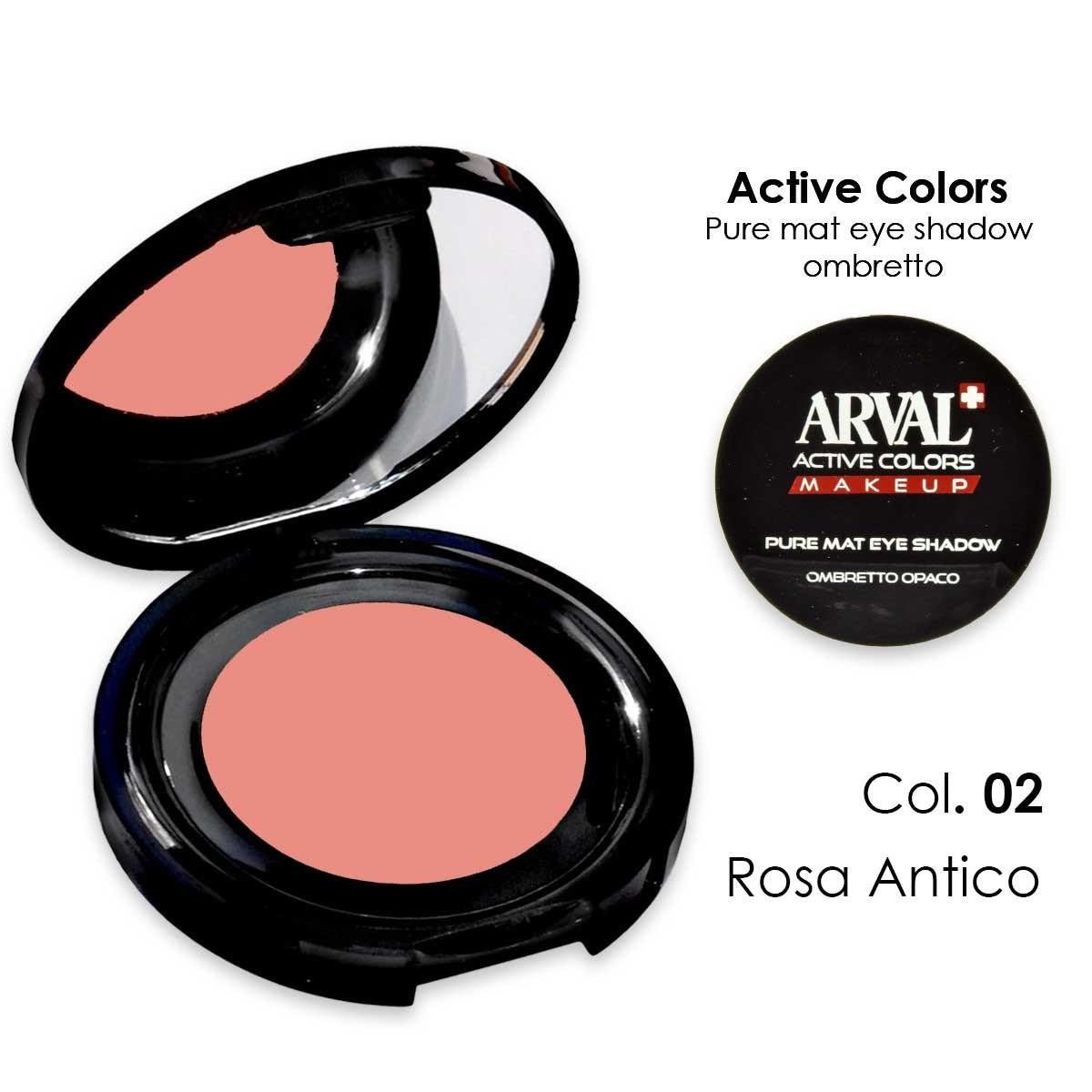 Arval Pure Mat Eye Shadow N. 02 - Vanha Roosa Matta Luomiväri