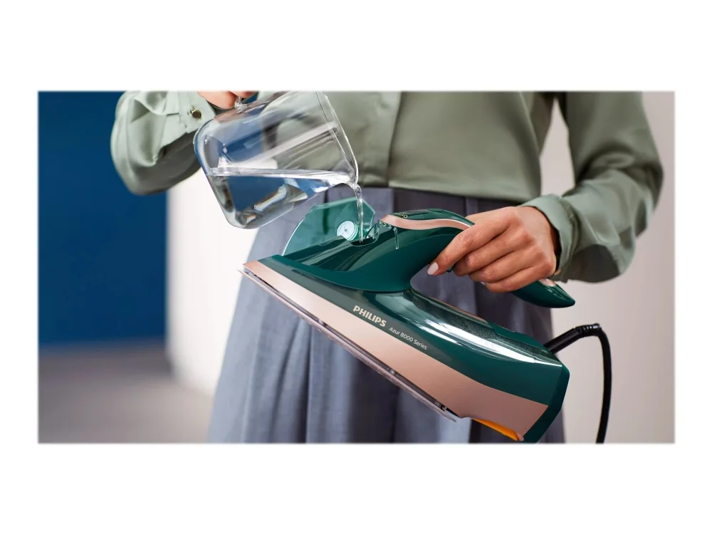 Philips höyrysilitysrauta Azur 8000 Series DST8030 - steam iron - sole plate: SteamGlide Elite