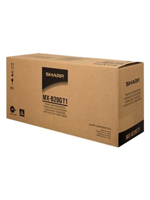 Sharp Värikasetti musta 8.000 sivua MXB20GT1 Vastaa: N/A