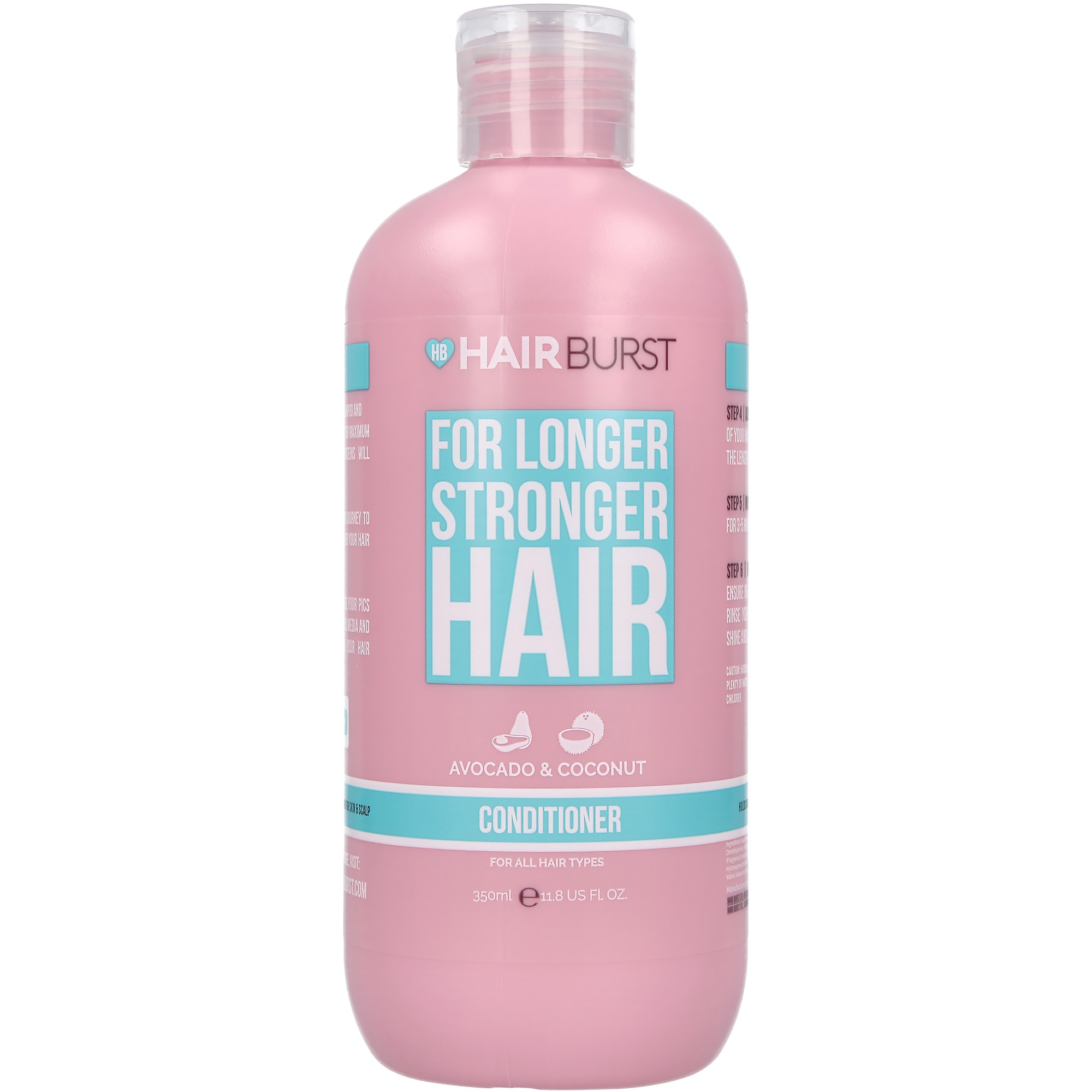 Hairburst Longer Stronger Hair Conditioner ravitseva hoitoaine vahvistaa ja kiiltää hiuksia 350 ml