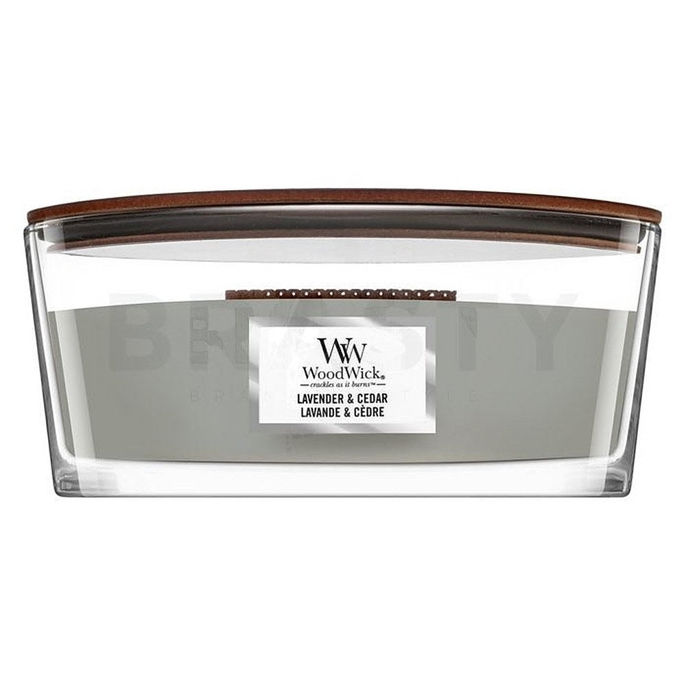 Woodwick Ship tuoksukynttilä Laventeli ja setri 453 g