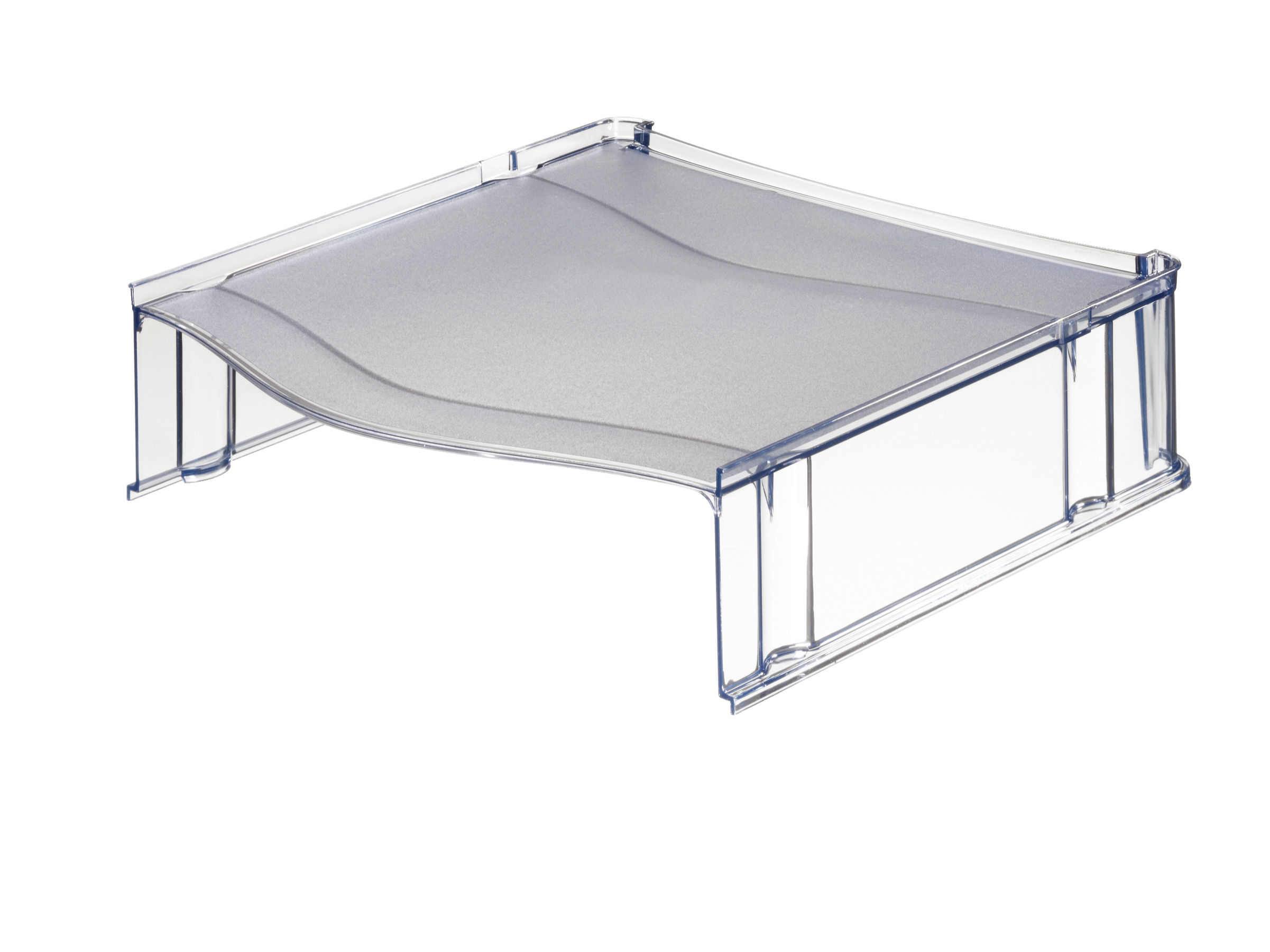 Leitz Plus - letter tray riser - transparent grey