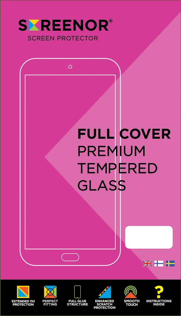 Screenor Full Cover Tempered, Google Pixel 9 Pro XL -panssarilasi