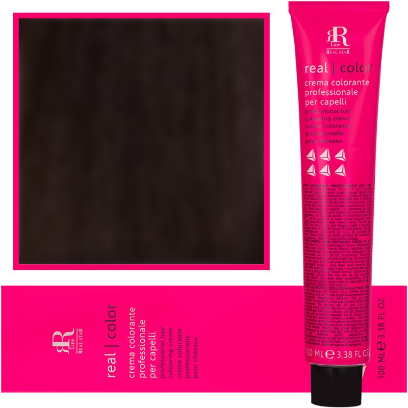 RR Line Hiusvärivoide 100 ml 4.0 | Keskiruskea