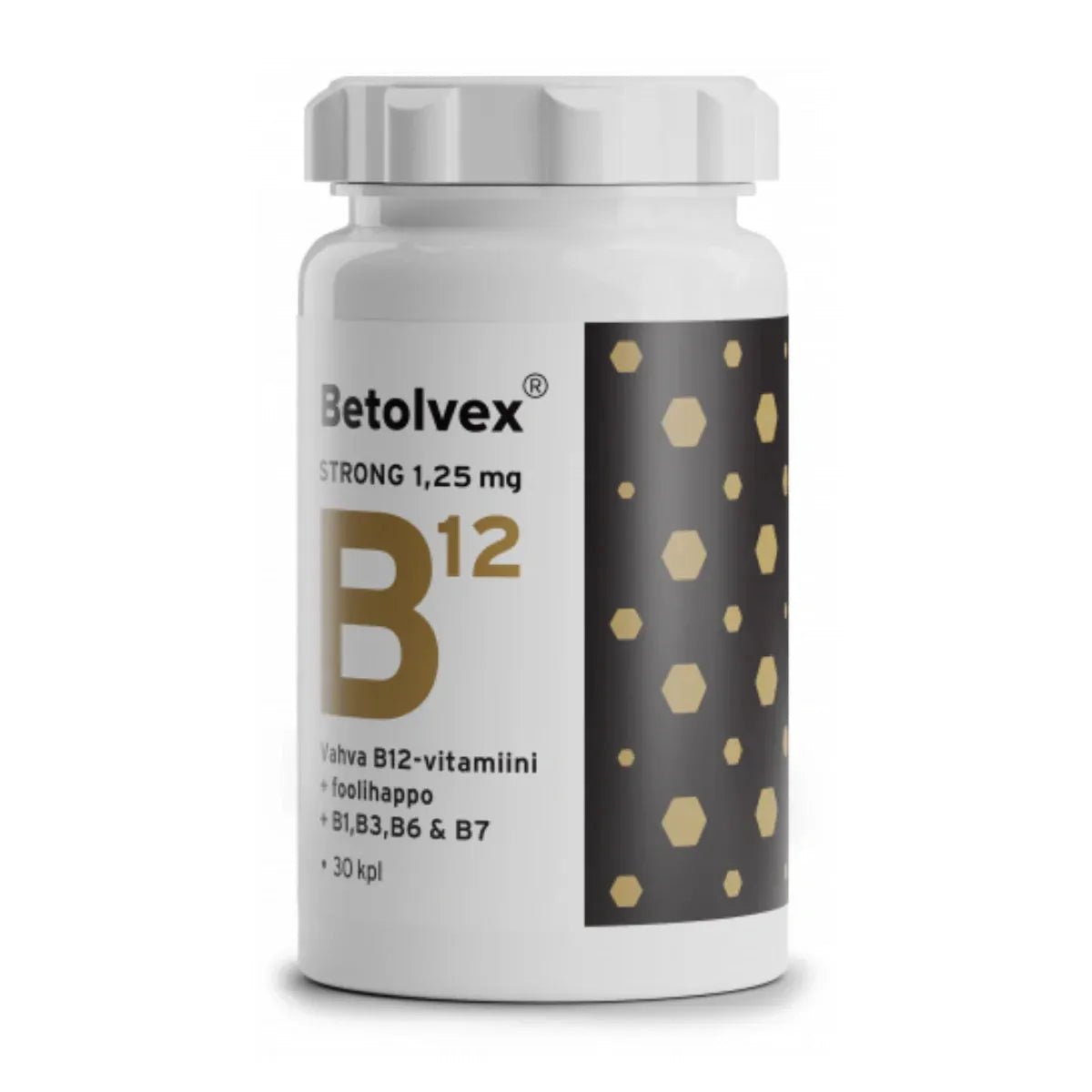 Betolvex Strong 30 kaps 1,25 mg B12-vitamiini