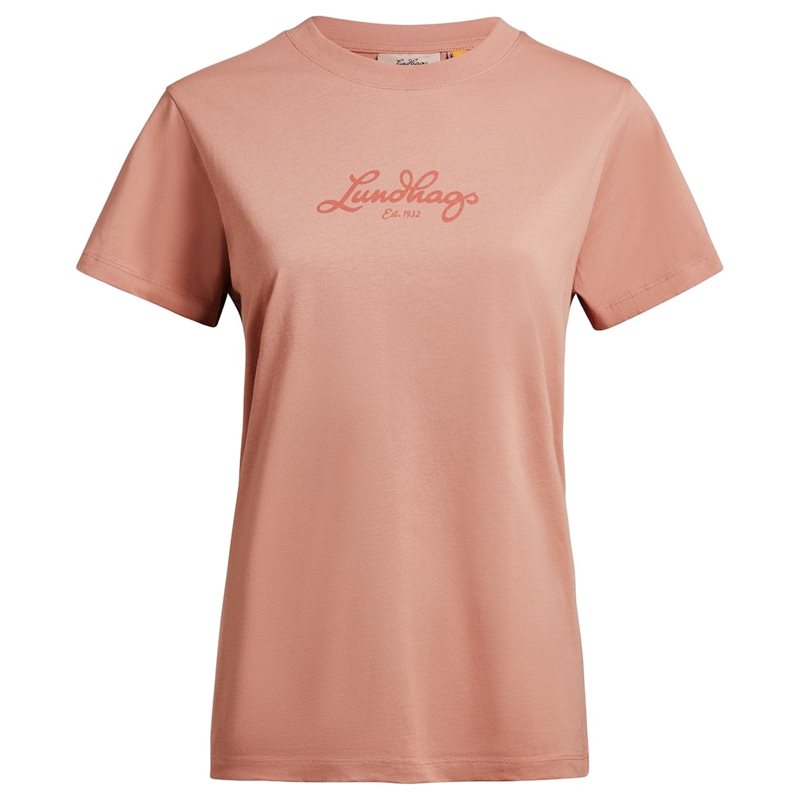 Lundhags Järpen Logo T-shirt W Stone Pink - S