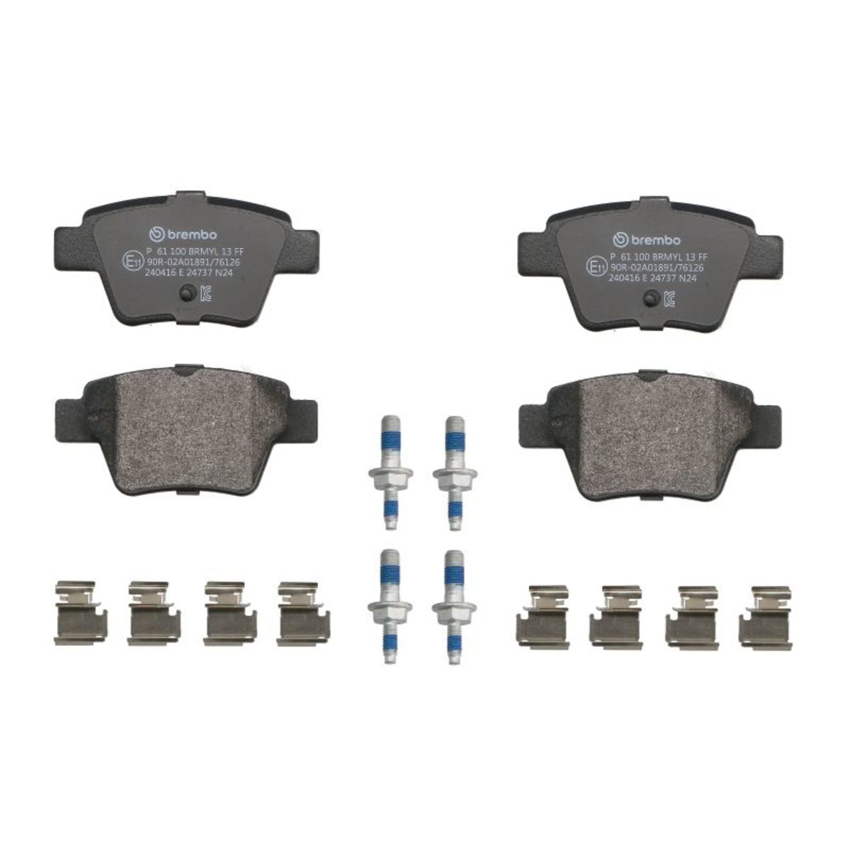 Jarrupalat, levyjarru BREMBO P 61 100