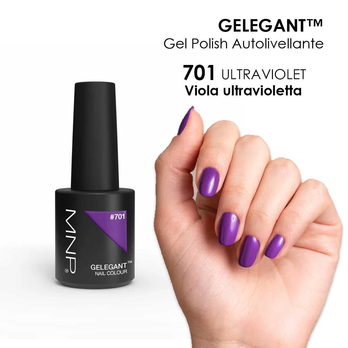 Mnp Mesauda Gelegant Puolipysyvä kynsilakka 8Ml 701 Ultravioletti