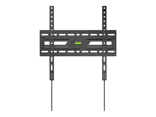 Deltaco mounting kit - for curved / flat panel - heavy-duty.75 kg fixed - black - Max 75 kg - recommended for 75"
