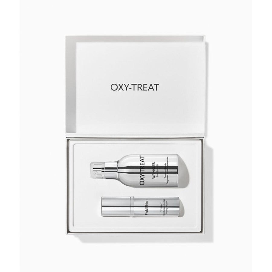 Ryppysarja Oxy-Treat Labo: Ryppyjä ehkäisevä geeli Oxy-Treat Kasvot 50 ml + Anti-Wrinkle emulsio Oxy-Treat Kasvot 15 ml