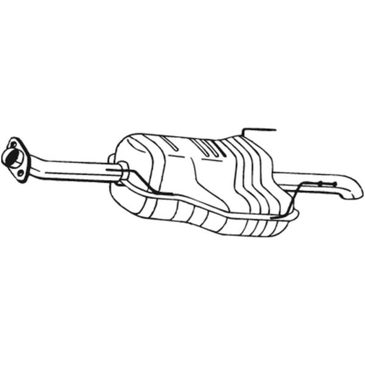 Takaäänenvaimentaja BOSAL 185-551