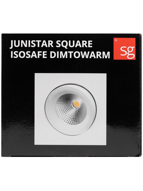 SG ARMATUREN Junistar Square Isosafe Dim Sort 6W - Professionel