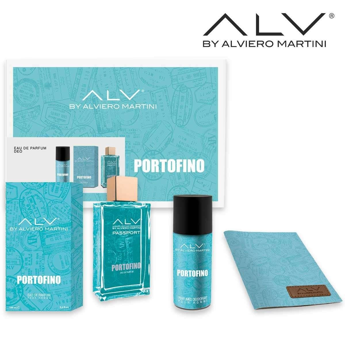 Alviero Martini Portofino Edp 100 ml + Deo 150 ml + Miesten passikotelo