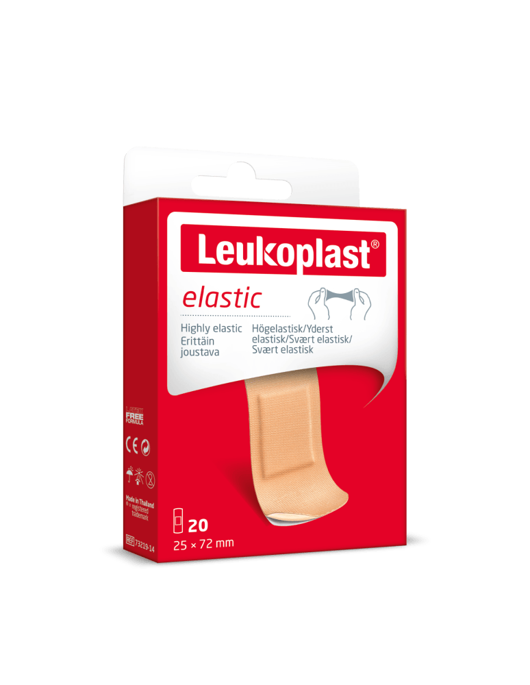 Leukoplast Elastic 2,8 x 7,2 cm 20 kpl