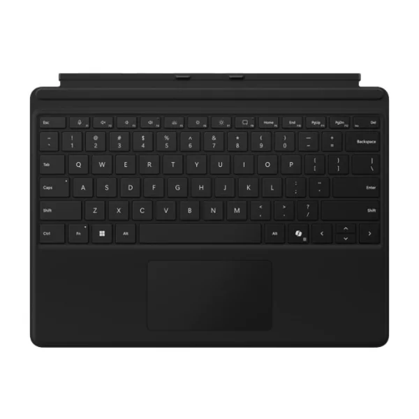 Microsoft Surface Pro - näppäimistö - 13-tuumainen - näppäimistö - taustavalaistu - magneettinen telakka - QWERTY - englanninkielinen - musta - Surface Pro -laitteelle