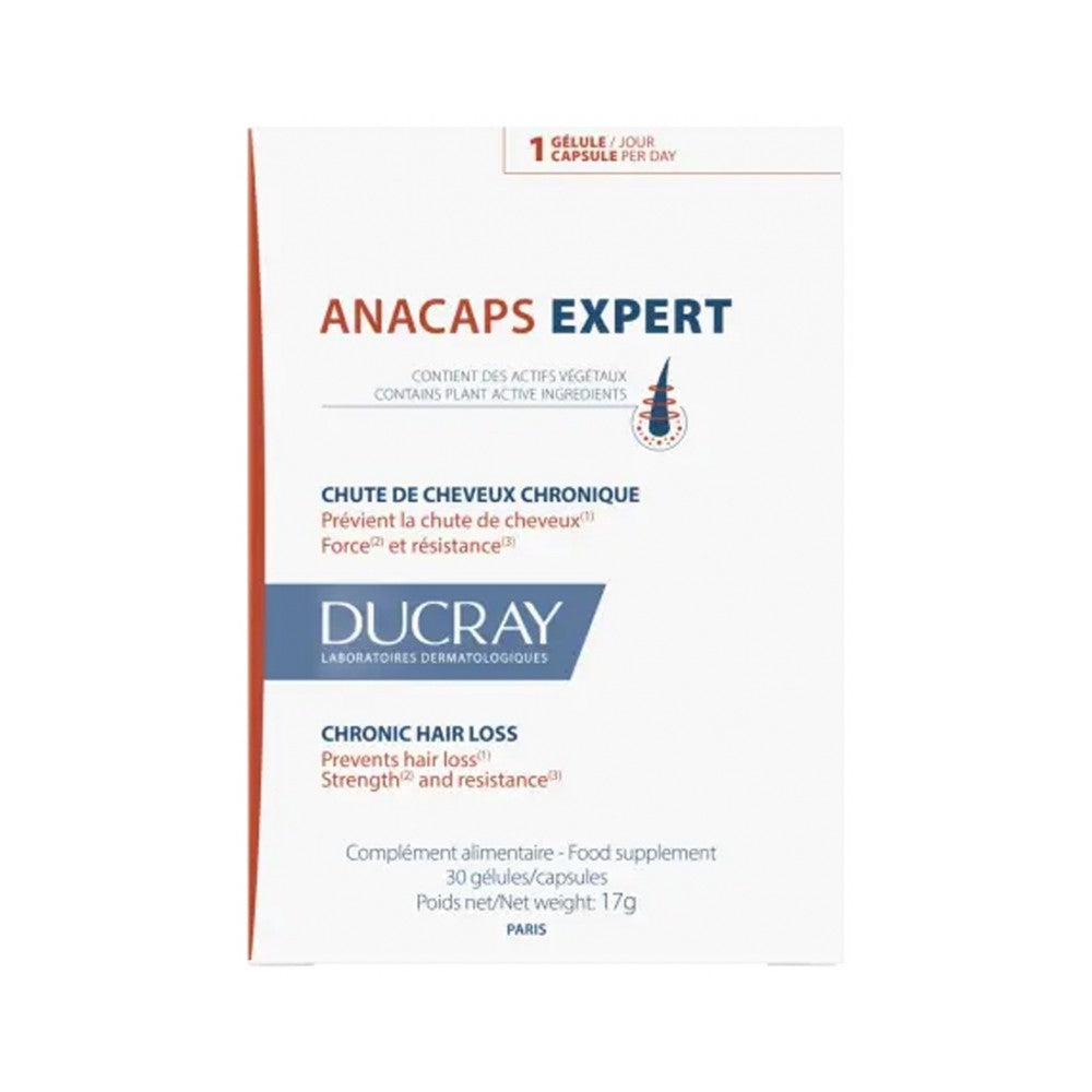 Ducray Anacaps Expert kroonista hiustenlähtöä 30 kapselia