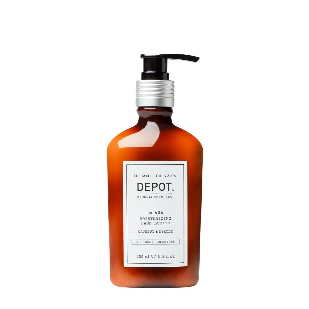 Depot, Body Solutions nro 604, glyseriini, kosteusvoide, päivävoide, cajeput ja myrtti, käsille, 200 ml