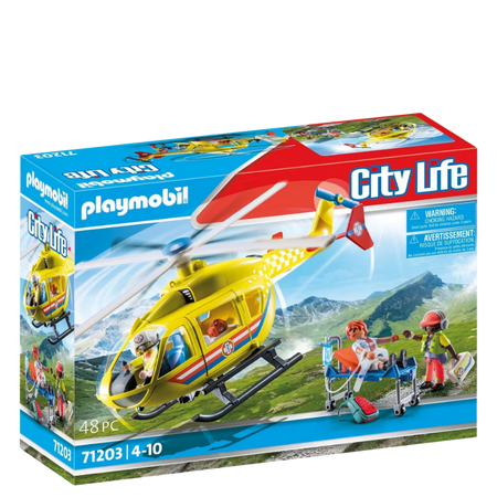 Playmobil City Life Lääkehelikopter Leikkisetti