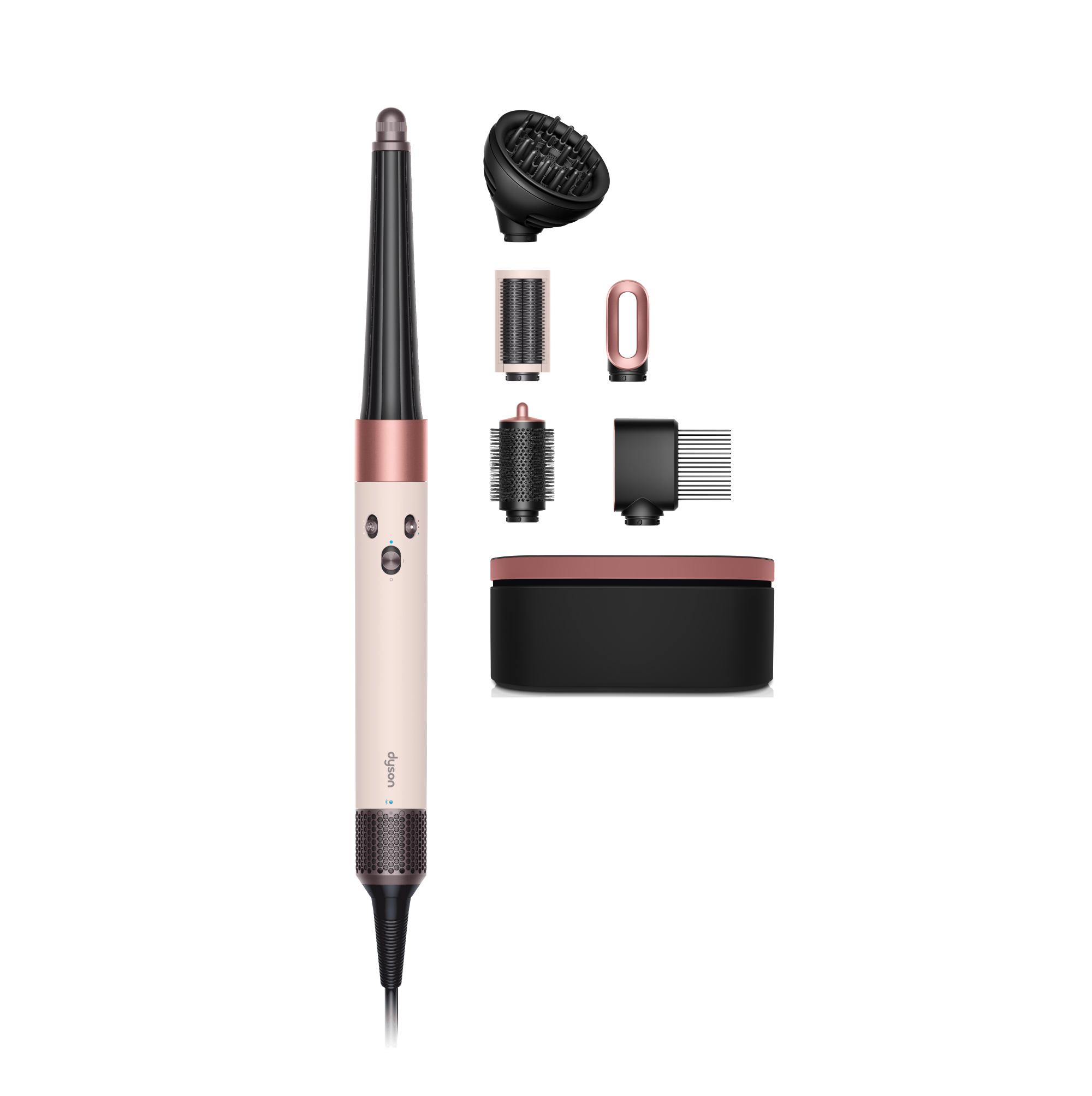 Dyson Airwrap i.d.TM Curly+Coily multi-styler ja hiustenkuivaaja (Ceramic Pink/ Rose Gold)