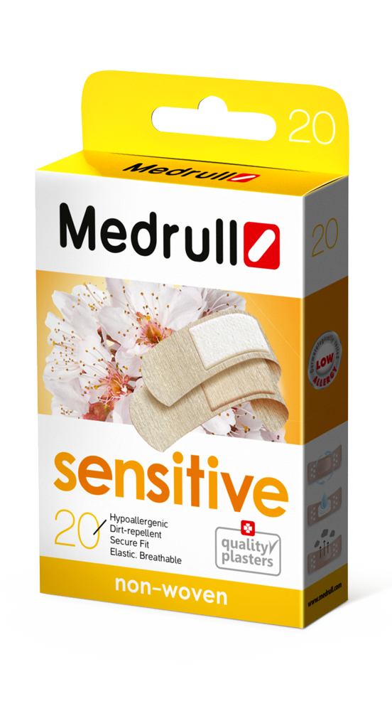 Medrull Sensitive laastari herkkä iho 20 kpl