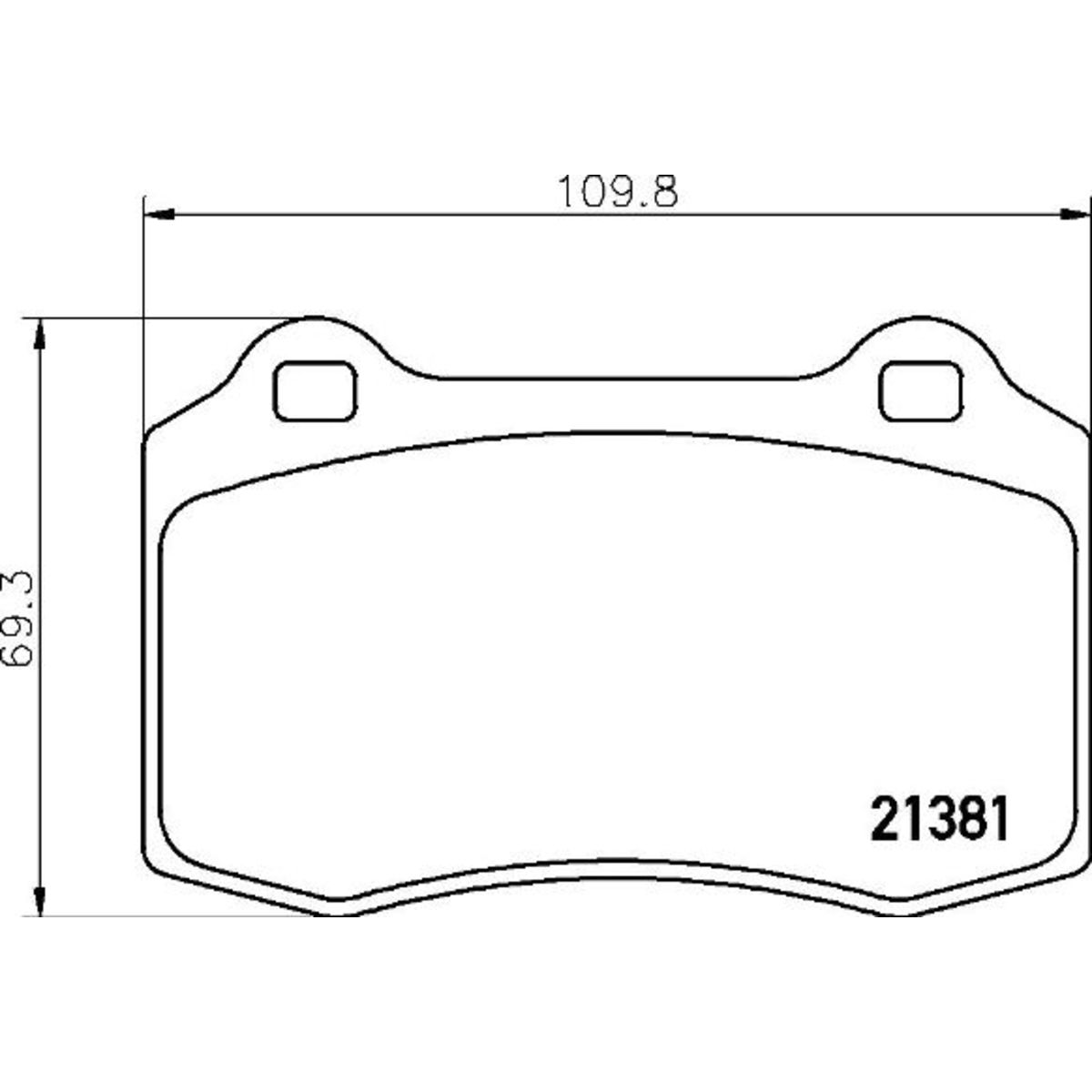 Jarrupalat, levyjarru BREMBO P 36 020X