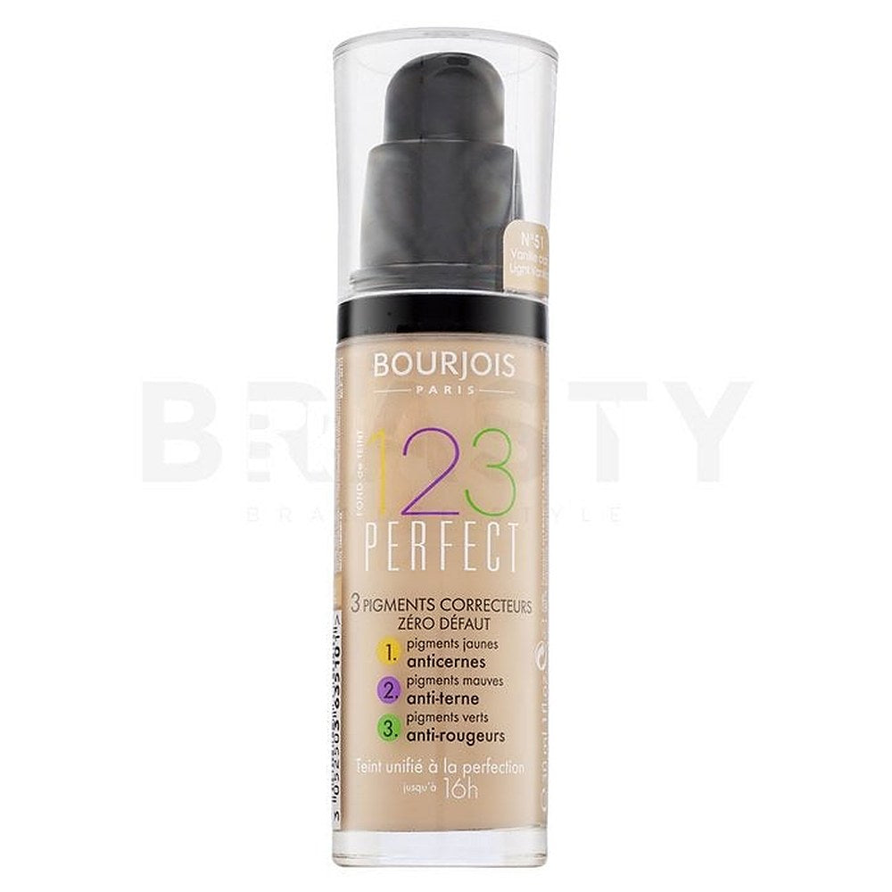 Bourjois 123 Perfect Foundation 51 Light Vanilla 30 ml