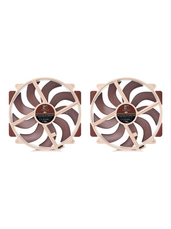 Noctua NF-A14X25R G2 PWM SX2 PP - system fan kit - Kotelotuuletin - 140mm - Ruskea