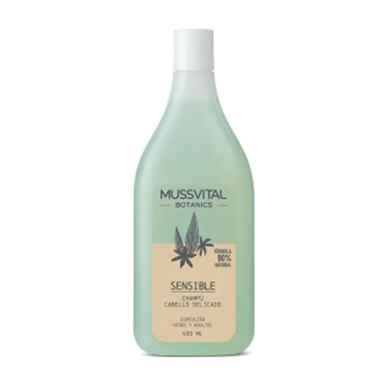 Mussvital Botanics Sensitive -shampoo herkille hiuksille 400 ml