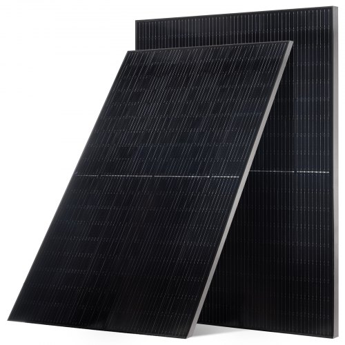 VEVOR 2PCS 400W Monocrystalline Solar Panels, 23% High-Efficiency Mono PV Module with Stable MC4 Output & Aluminum Frame, IP65 Waterproof Solar Panel for Car Boat RV Flat Rooftop Off-Grid Applications